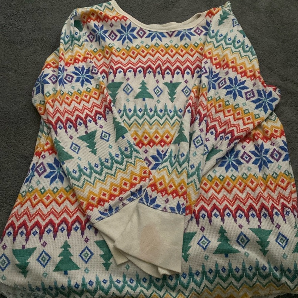 Old Navy pajama top Christmas